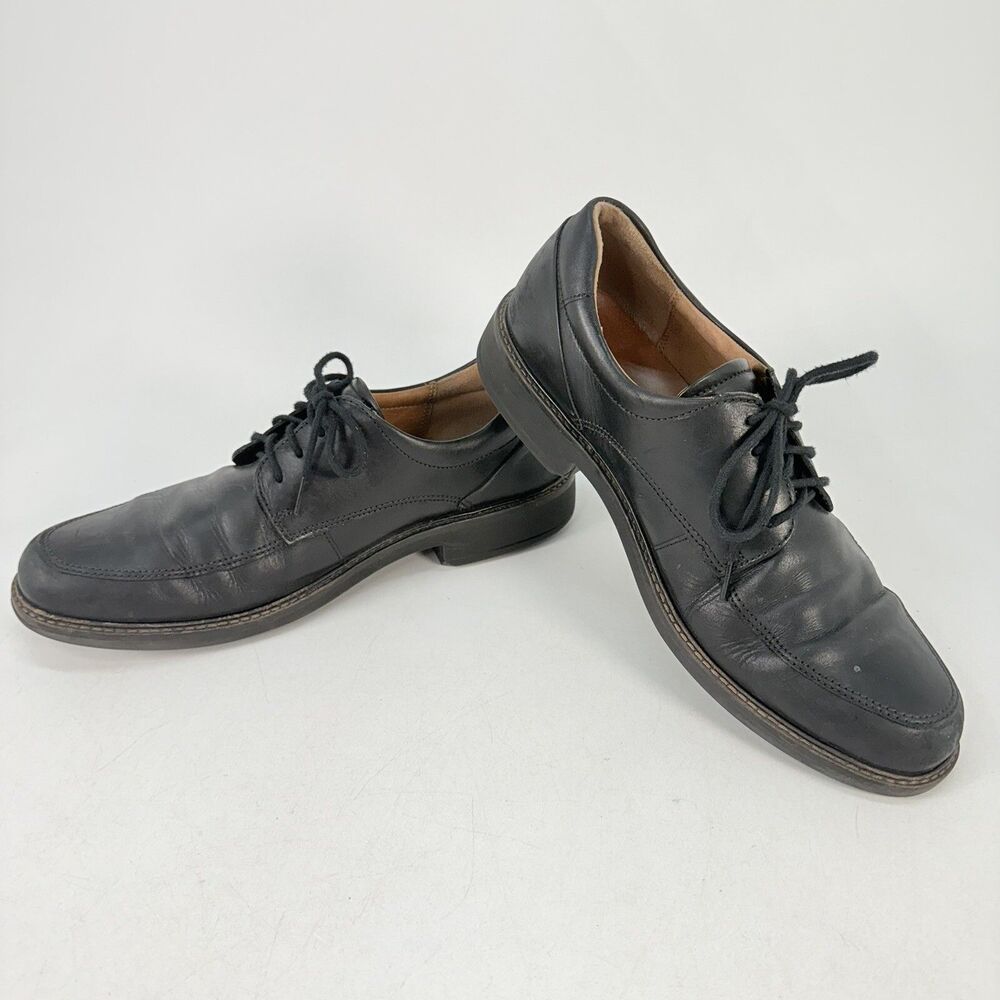 Ecco Shoes Holton Apron Toe Oxford N62111401001 Men’s Black Leather US 11 EU 45